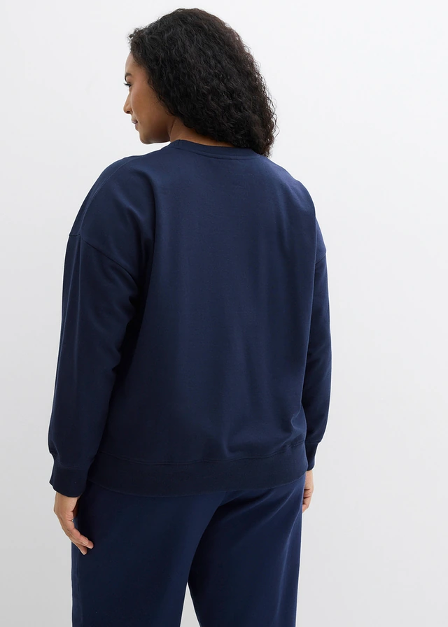 Oversize mikina, barva: tmavě modrá