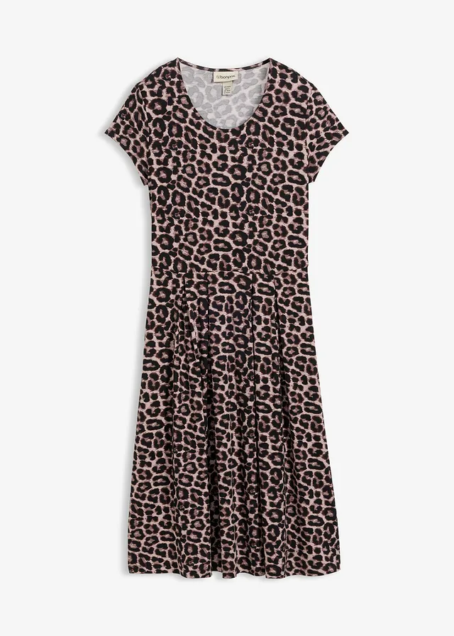 Robe en jersey léopard, Couleur: imprimé léopard