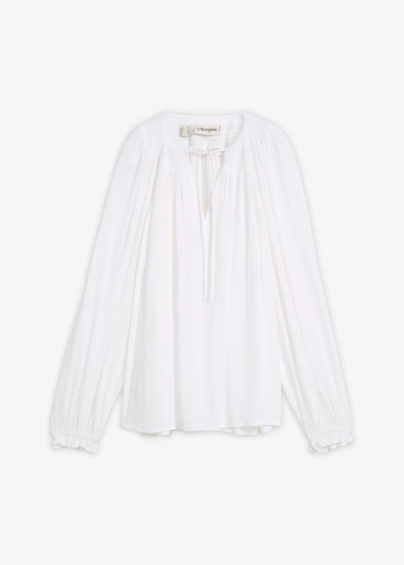 Tuniek van soepele viscose • wit • bonprix online shop