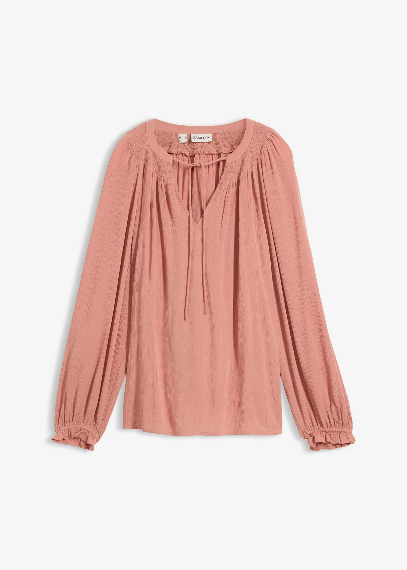 Tuniek van soepele viscose • poederbruin • bonprix online shop