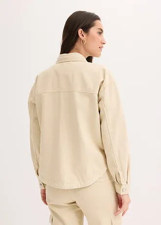 Surchemise 100% coton • sable clair • Boutique bonprix