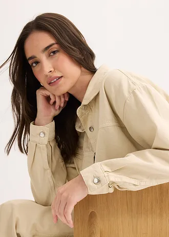 Surchemise 100% coton • sable clair • Boutique bonprix