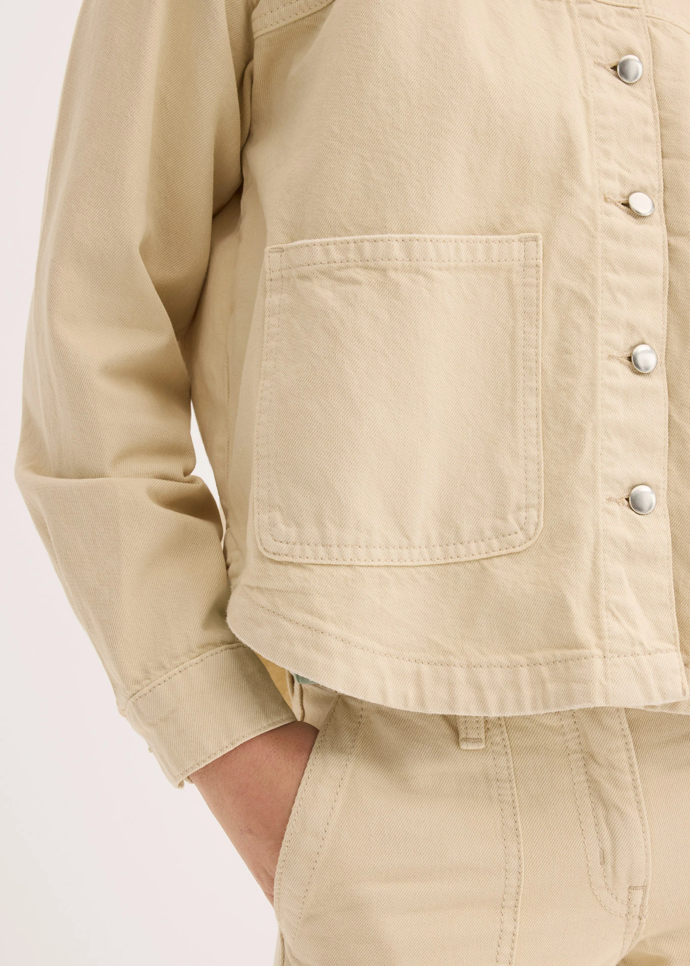 Surchemise 100% coton • sable clair • Boutique bonprix