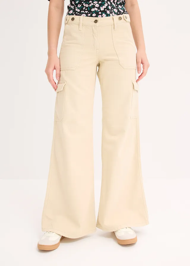 Pantalon cargo 100% coton