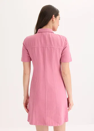 Robe courte 100% coton • mauve • Boutique bonprix