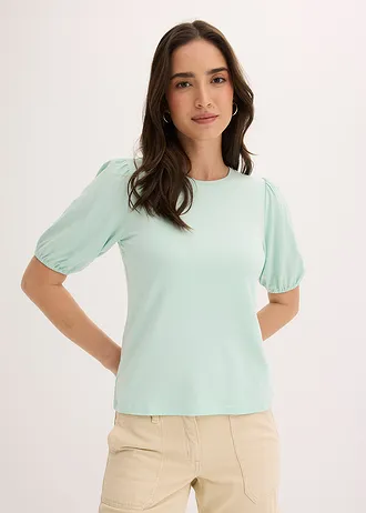 T-shirt doux en viscose extensible • menthe clair • Boutique bonprix