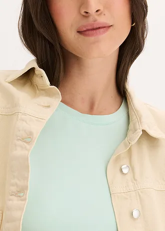 T-shirt doux en viscose extensible • menthe clair • Boutique bonprix