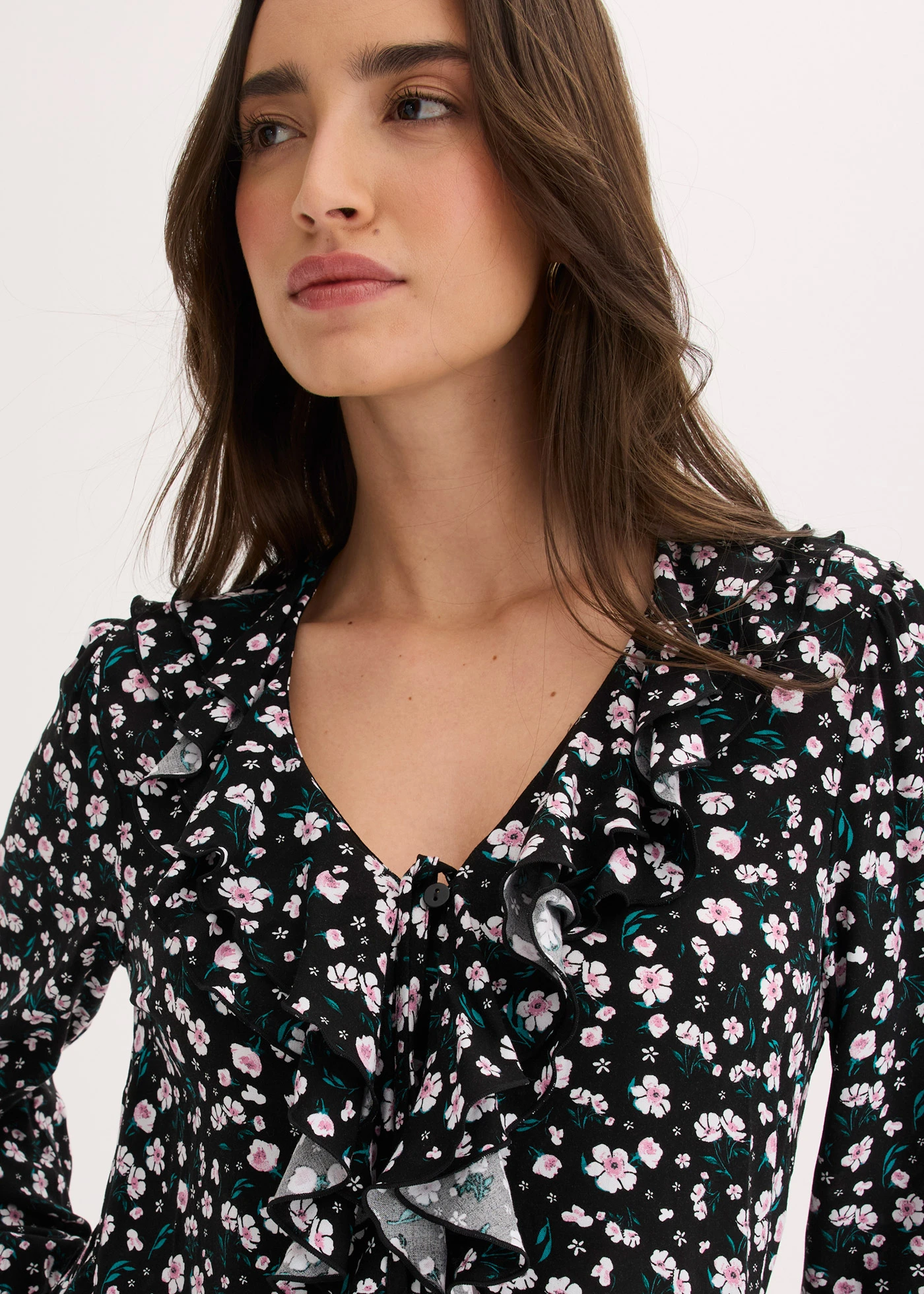 Tunique élégante • noir floral • Boutique bonprix