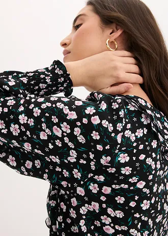 Tunique élégante • noir floral • Boutique bonprix