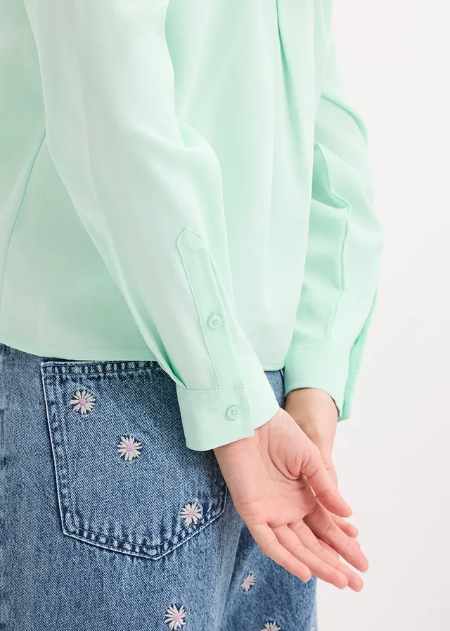 Tunique ample en viscose mélangée • menthe clair • product-page.page-title-suffix