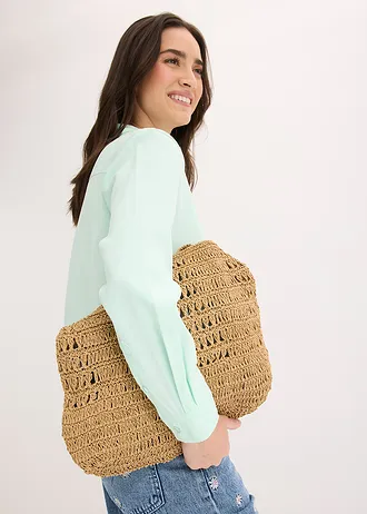 Tuniek in een fijne viscosemix • lichtmint • bonprix online shop