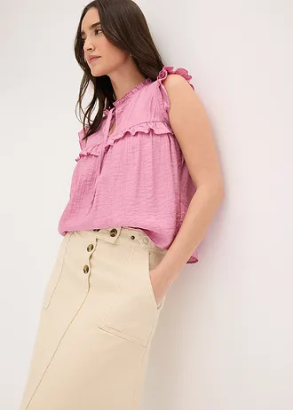 Jupe en twill 100% coton • sable clair • Boutique bonprix