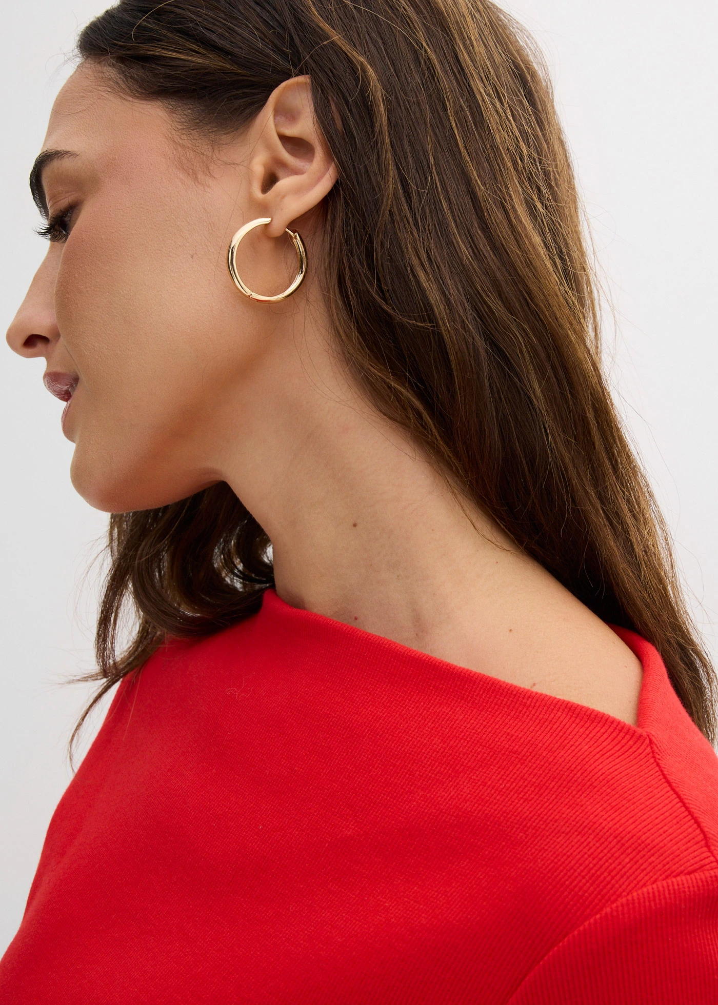 Vrúbkované tričko, priliehavé • jahodová • obchod bonprix