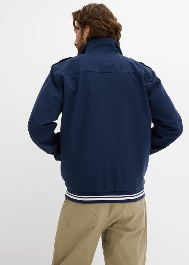 Veste de mi-saison regular, Couleur: bleu foncé