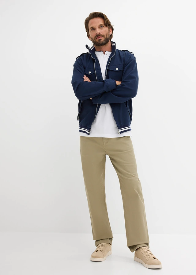 Tussenjas, regular fit, Kleur: donkerblauw