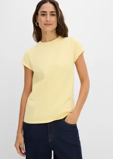 Lot de 3 T-shirts • fuchsia-jaune clair-noir • Boutique bonprix