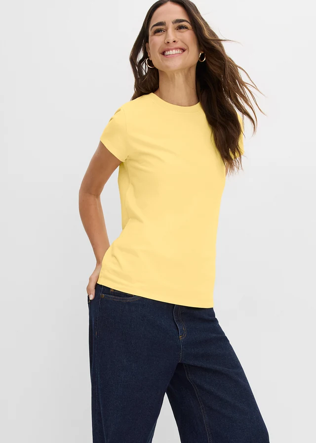 Lot de 3 T-shirts • fuchsia-jaune clair-noir • product-page.page-title-suffix
