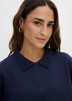 Bluză casual din bumbac organic 100% • bleumarin • magazin bonprix