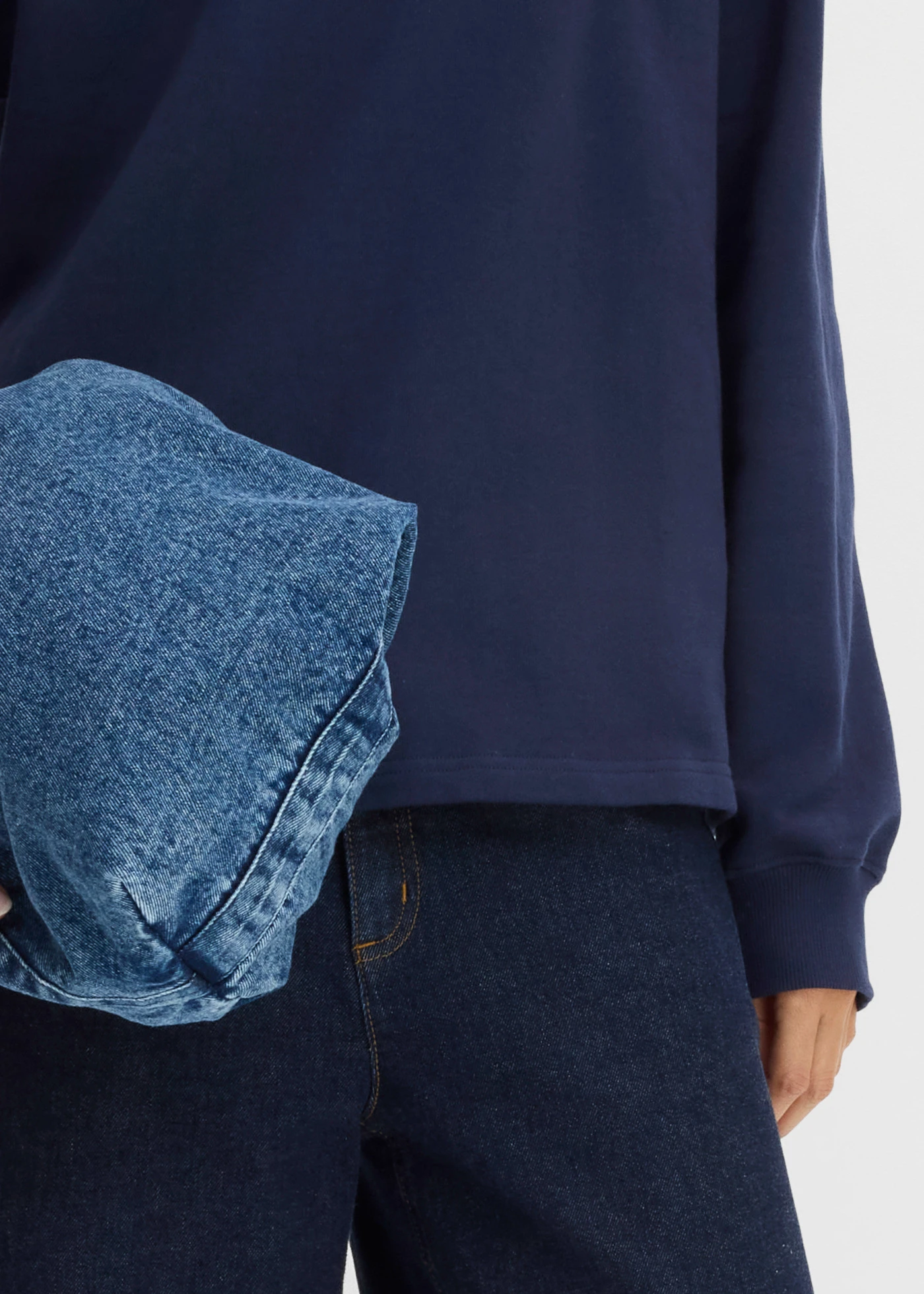 Bluză casual din bumbac organic 100% • bleumarin • magazin bonprix