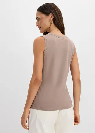 Tanktop, Kleur: taupe