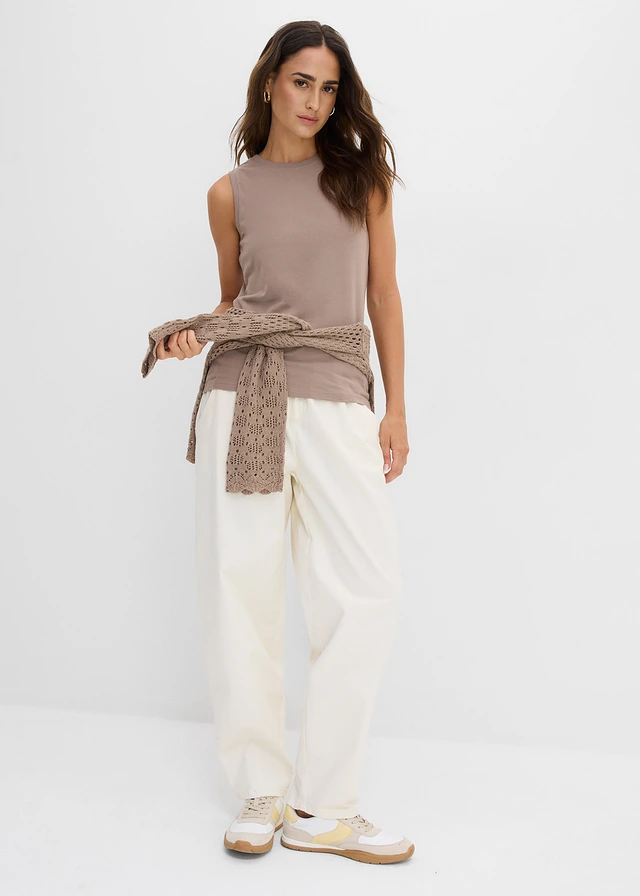 Tanktop, Kleur: taupe