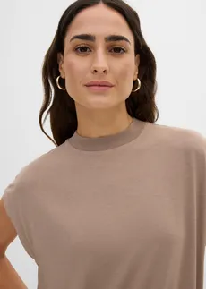 T-shirt en viscose douce • taupe • Boutique bonprix