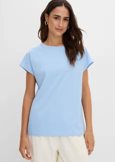 Tricou din bumbac organic 100% • bleu • magazin bonprix
