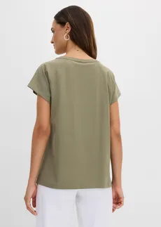 T-shirt 100% coton • olive • Boutique bonprix