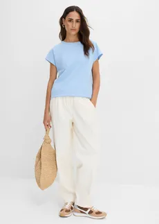 Tricou din bumbac organic 100% • bleu • magazin bonprix