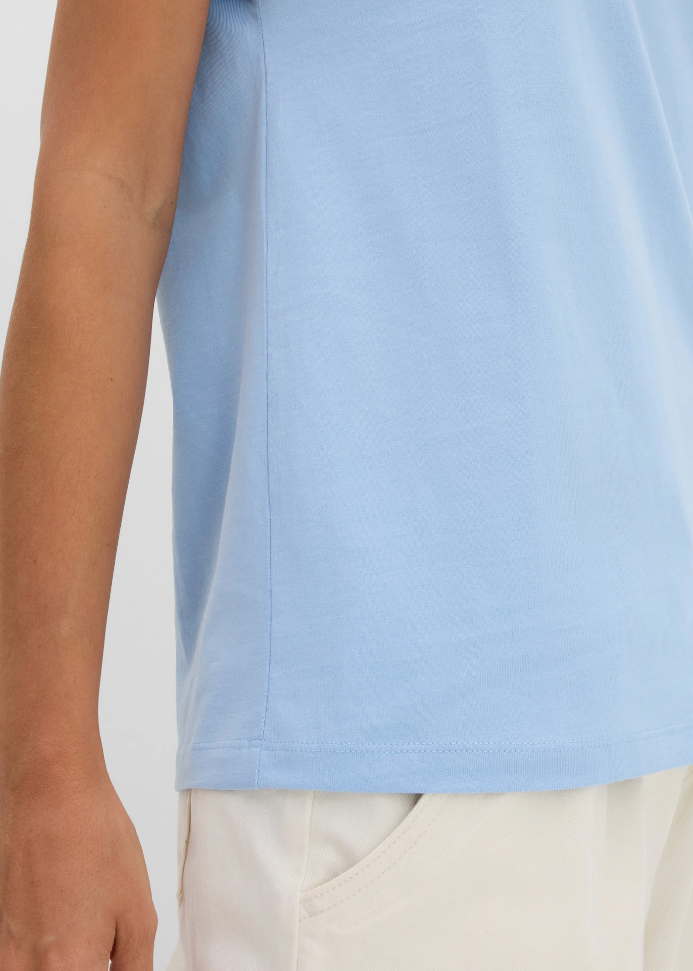 T-shirt van biologisch katoen • lichtblauw • bonprix online shop