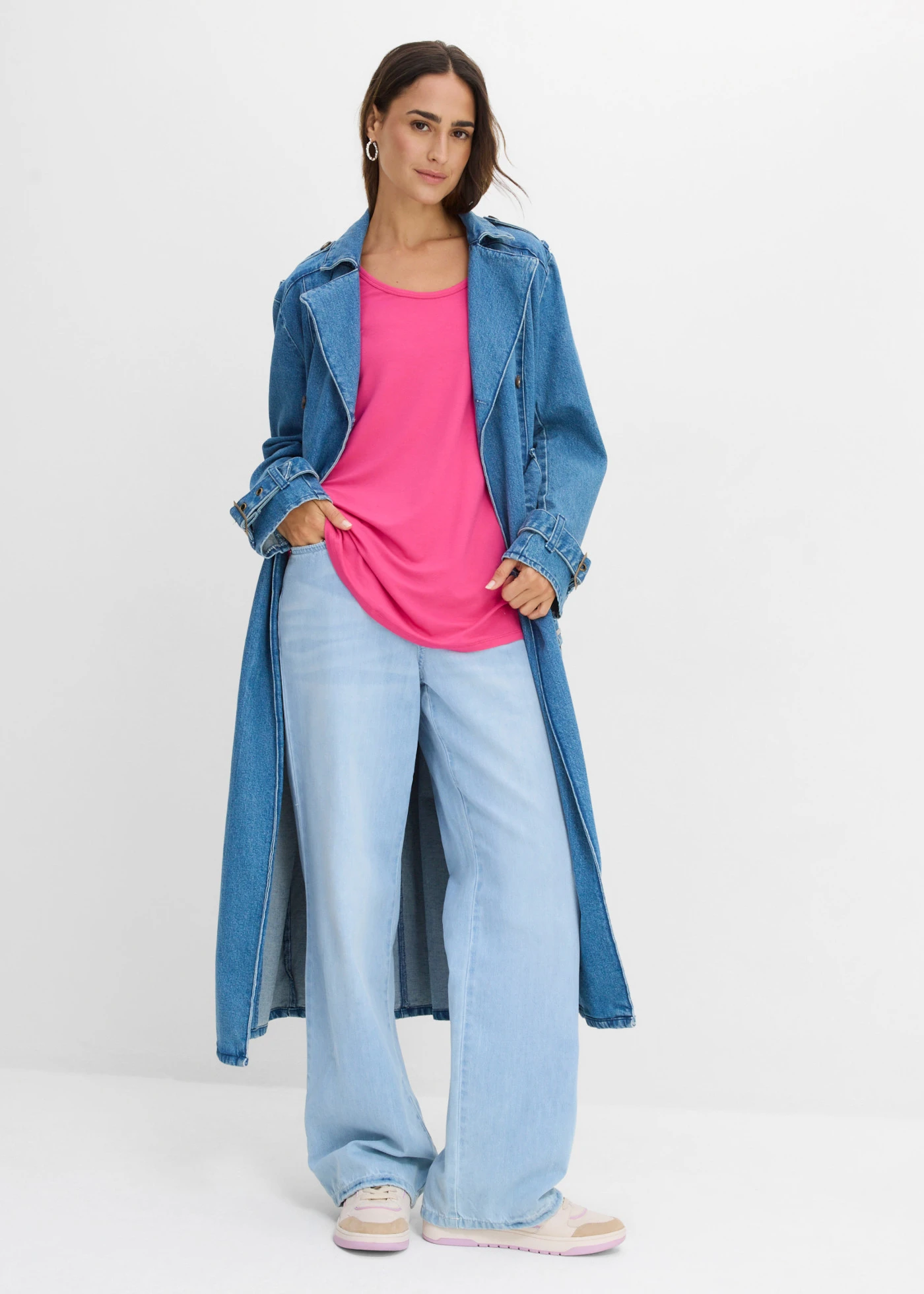 Shirt met ronde hals van zachte viscose • pinklady • bonprix online shop