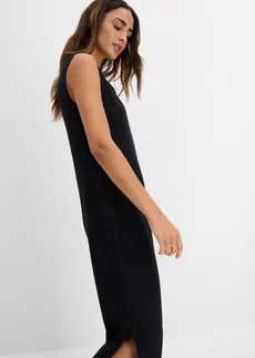 Robe près du corps en jersey • noir • Boutique bonprix