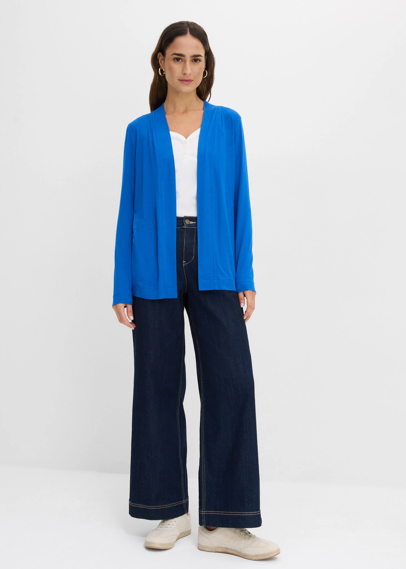 Shirtvest van zacht viscose • arctisch blauw • bonprix online shop