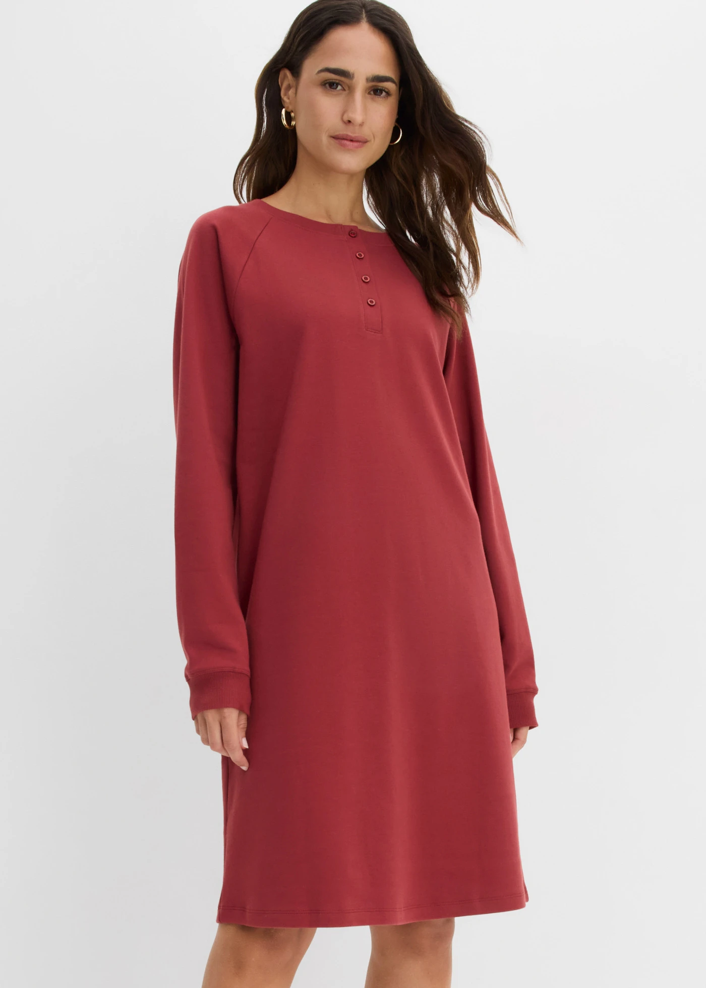 Shirtjurk van zwaar, puur biologisch katoen • woestijnrood • product-page.page-title-suffix