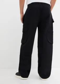 Pantalon style workwear à poches pratiques • noir • Boutique bonprix