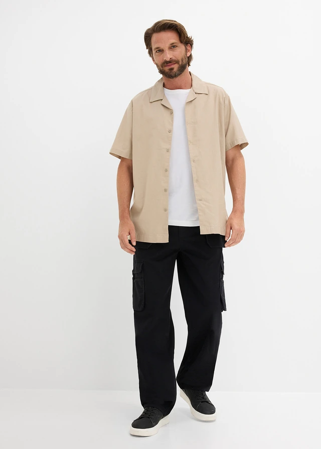 Workwear-broek met handige zakken, Kleur: zwart