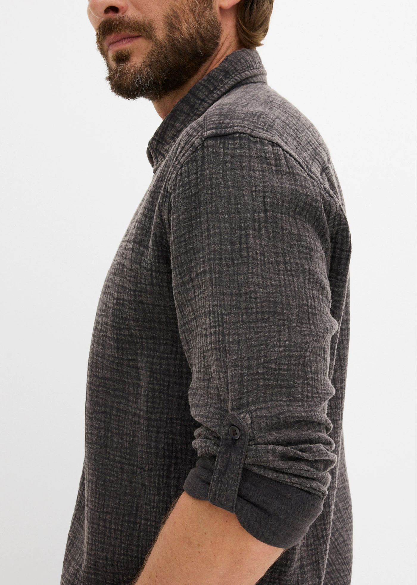 Ing puha muszlinból • fekete • bonprix áruház