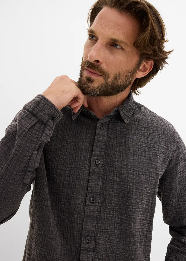 Chemise douce en gaze de coton • noir • product-page.page-title-suffix