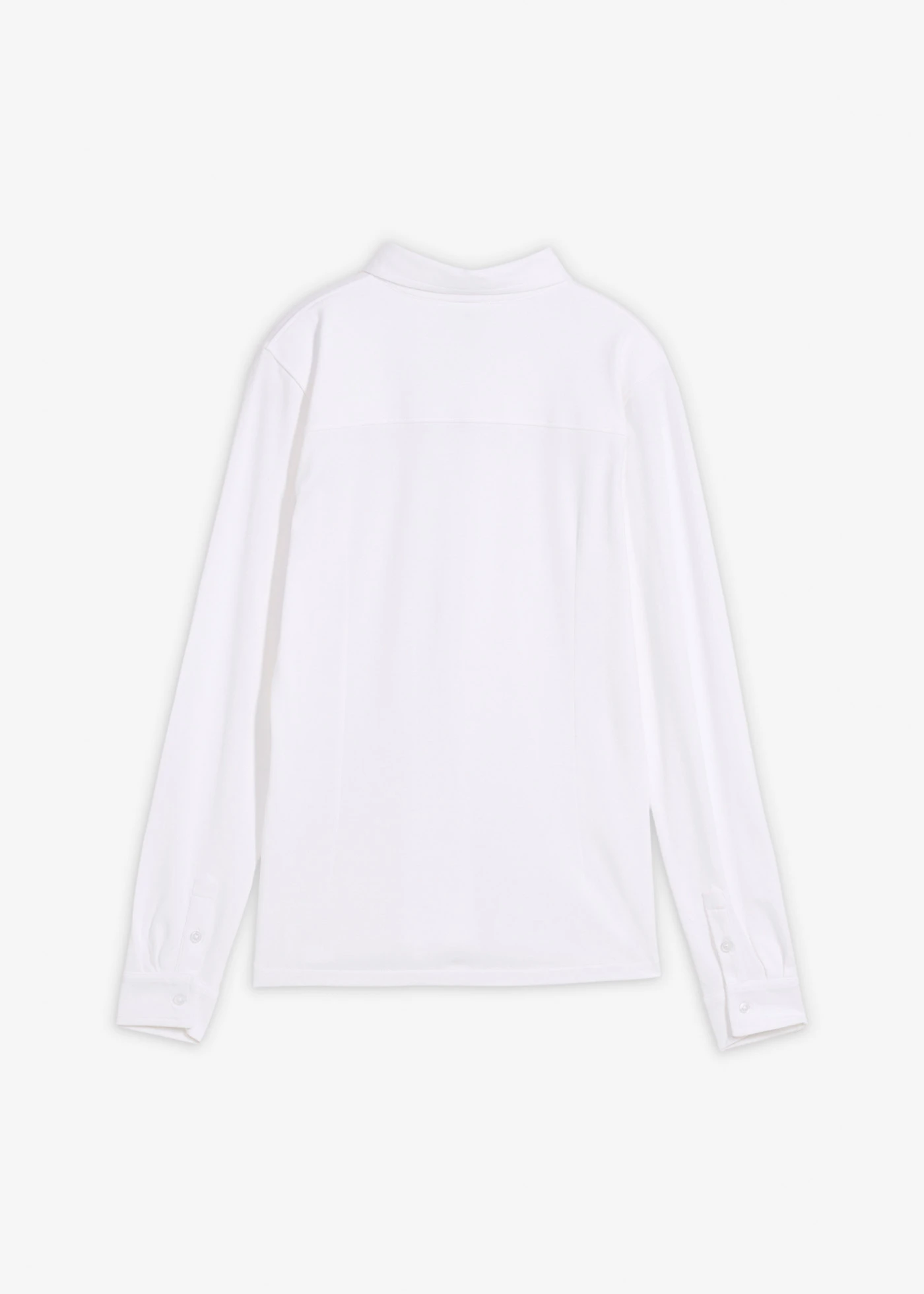 Stretch overhemd van katoen-piquè • wit • bonprix online shop
