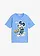 T-shirt Mickey 100% coton, Couleur: bleu moyen imprimé