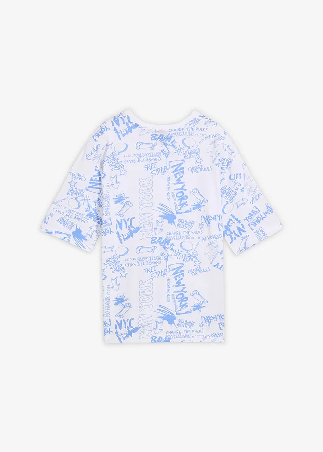 T-shirt van biologisch katoen, loose fit