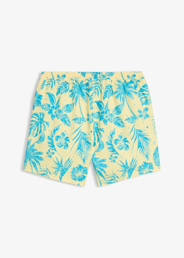 Short de bain • jaune clair-turquoise moyen floral • product-page.page-title-suffix