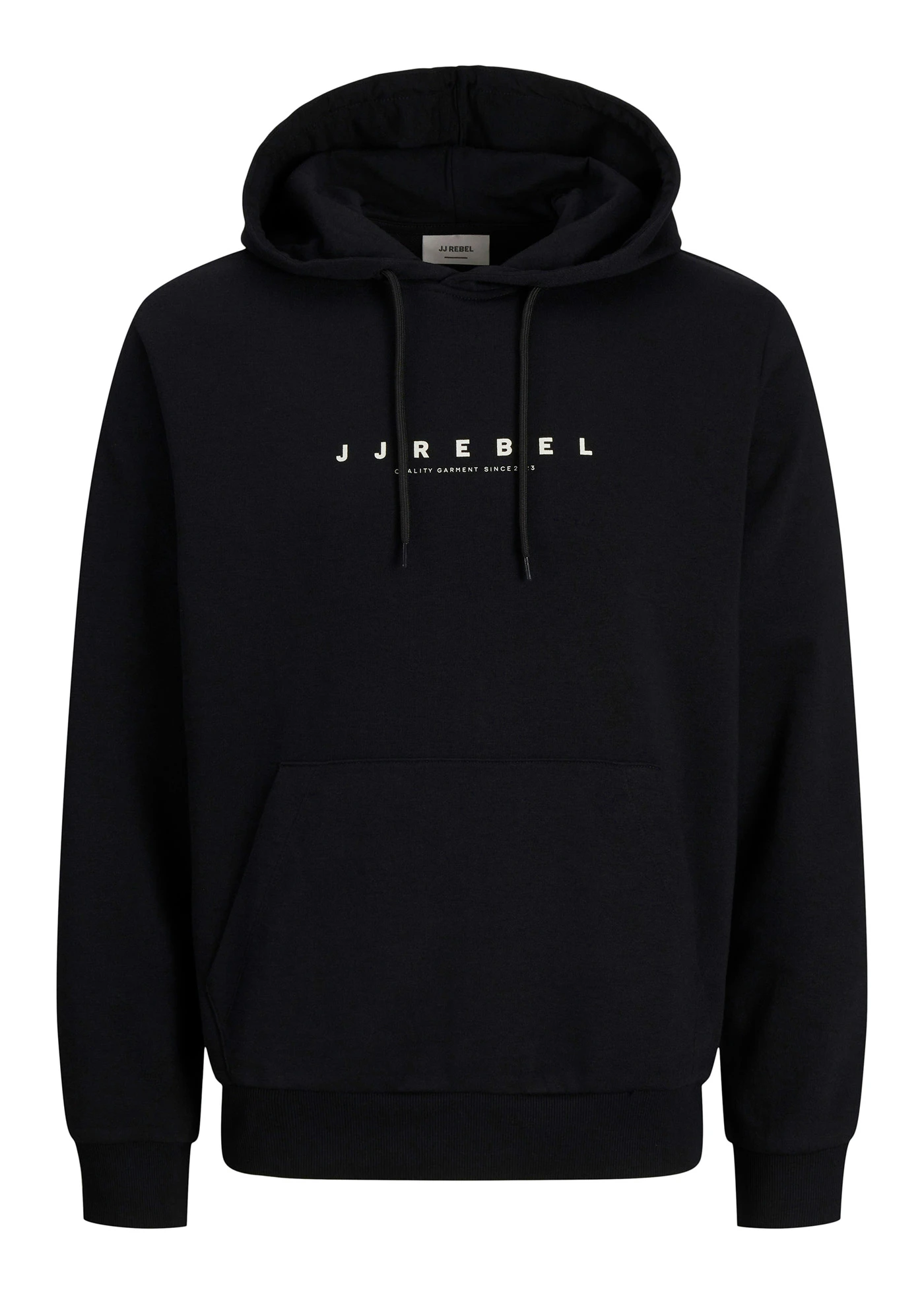 Bluza z kapturem JJ REBEL, o kroju loose fit • czarny z nadrukiem • sklep bonprix