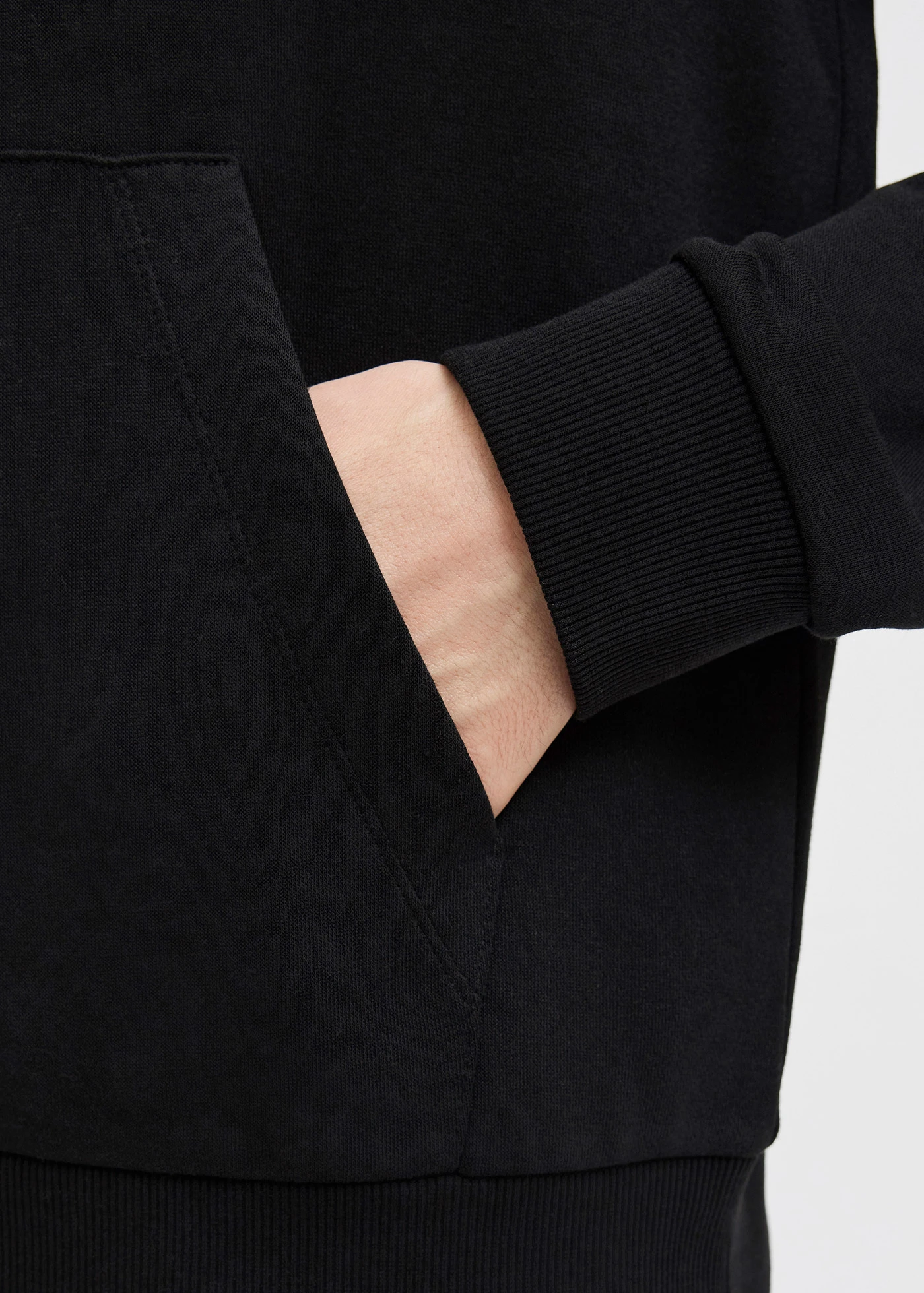 JJ REBEL kapucnis szabadidőfelső, Loose Fit • fekete/mintás • bonprix áruház