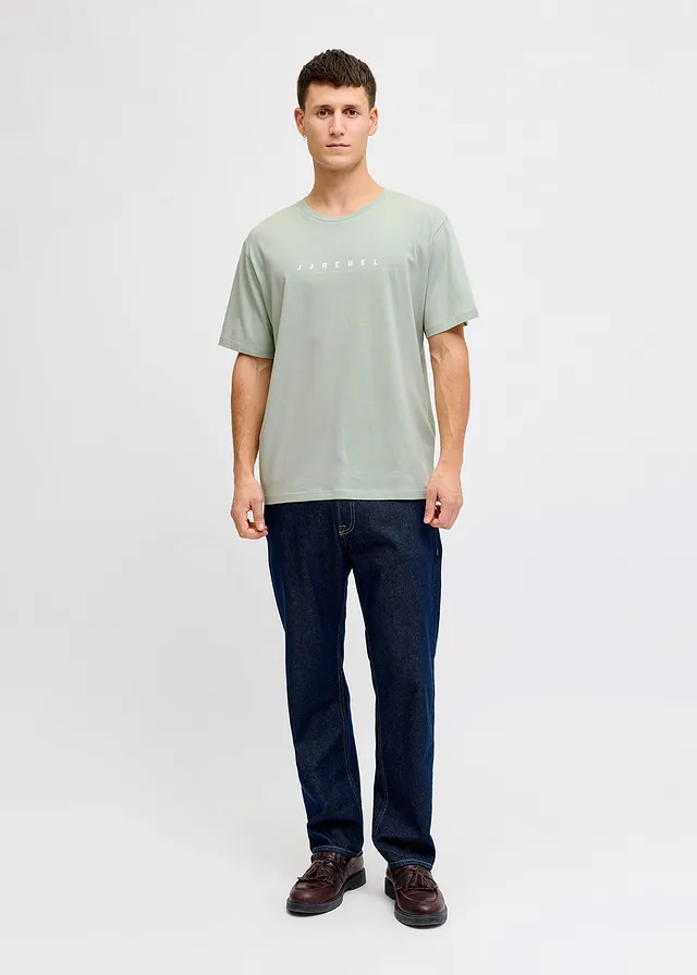 T-shirt JJ REBEL loose, 100% coton