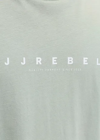 JJ REBEL póló tiszta pamutból, Loose Fit • szürkészöld/mintás • bonprix áruház