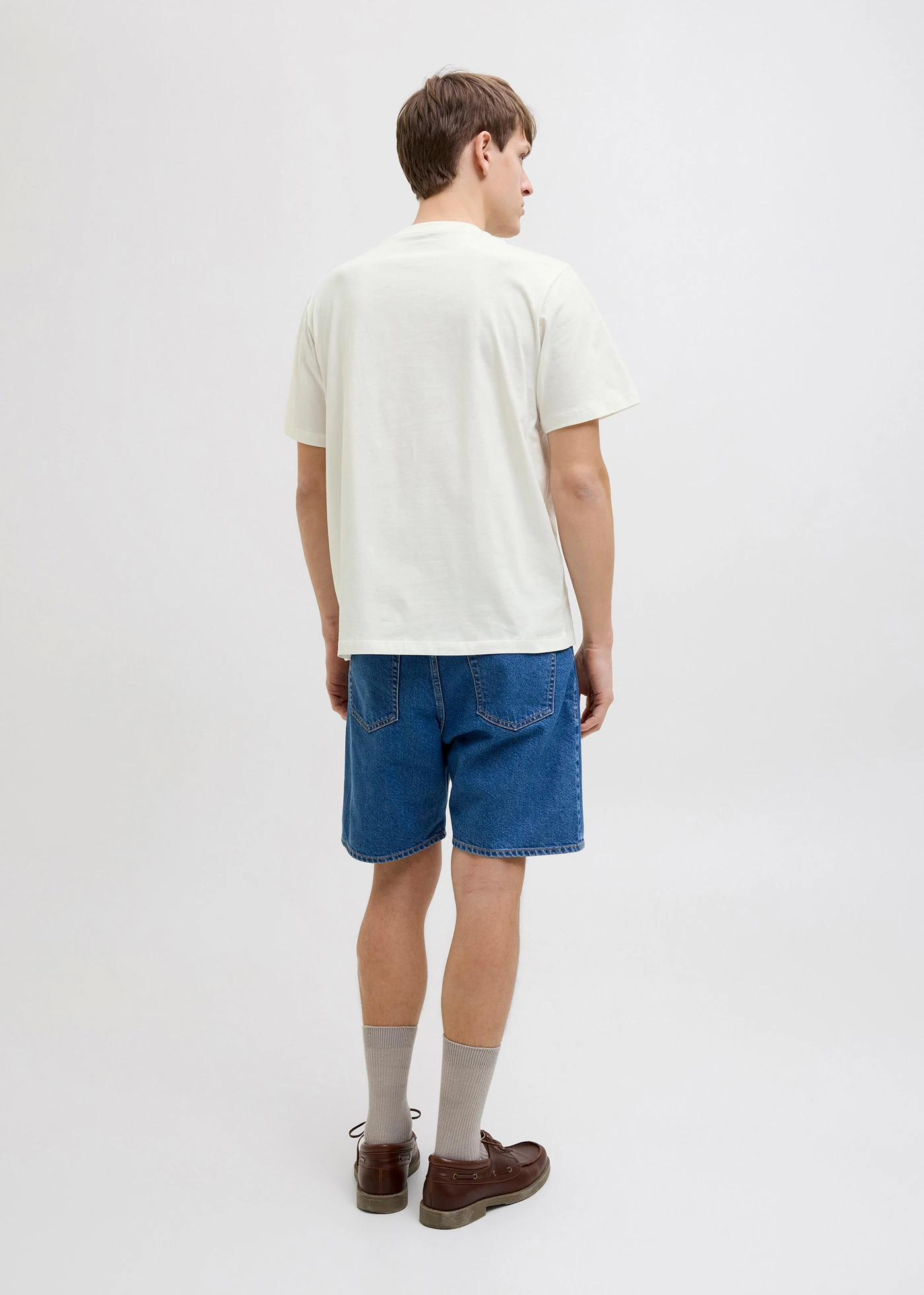 JJ REBEL T-shirt van puur katoen, loose fit • wolwit met print • bonprix online shop