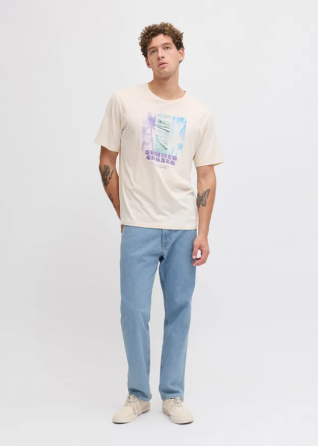 Jean JJ REBEL loose, 100% coton, Couleur: bleu clair