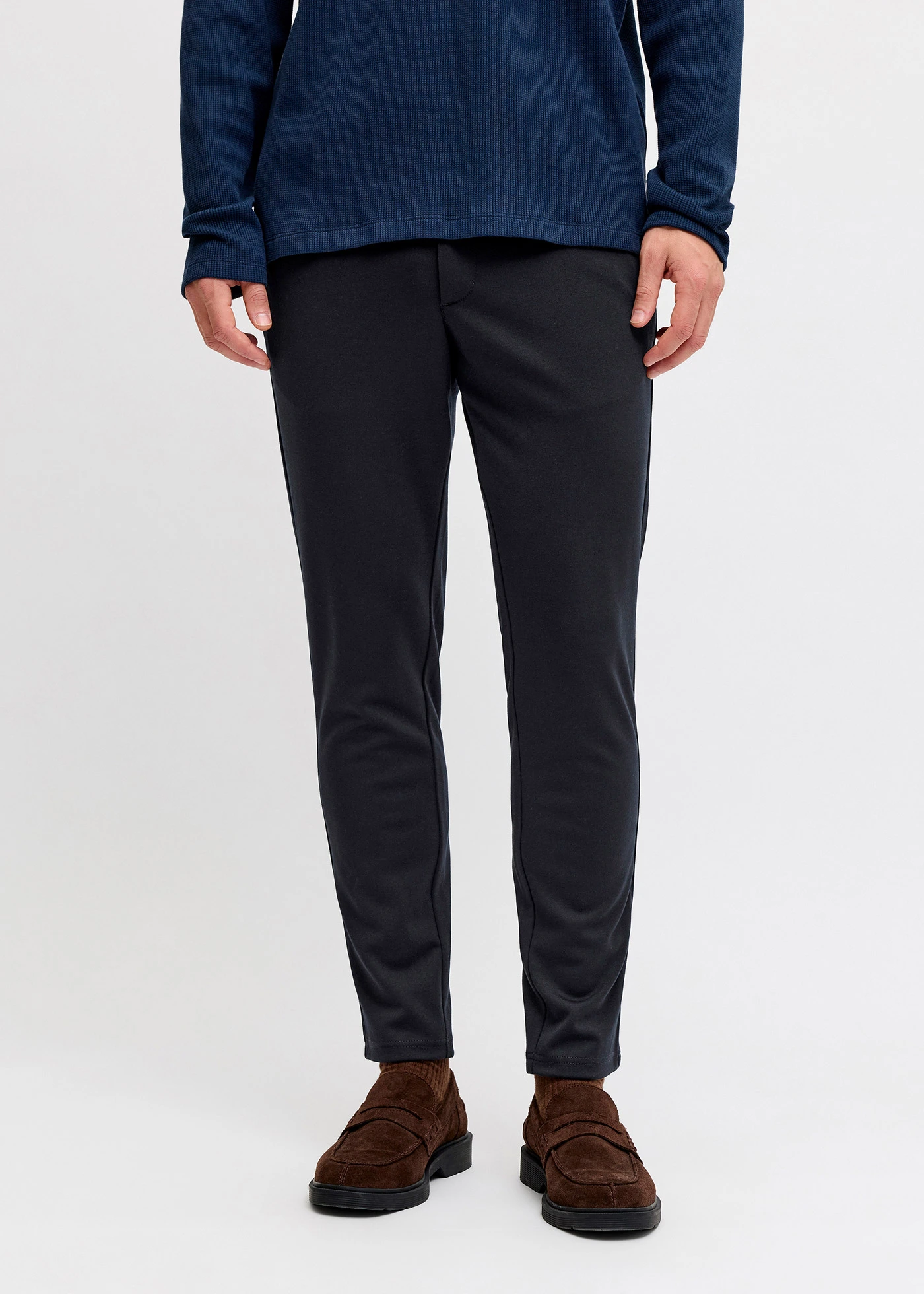 JJ REBEL chino nadrág, Slim Fit • tintakék • bonprix áruház