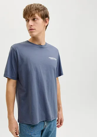 JJ REBEL tričko z čistej bavlny, Loose Fit • sivá potlačená • obchod bonprix